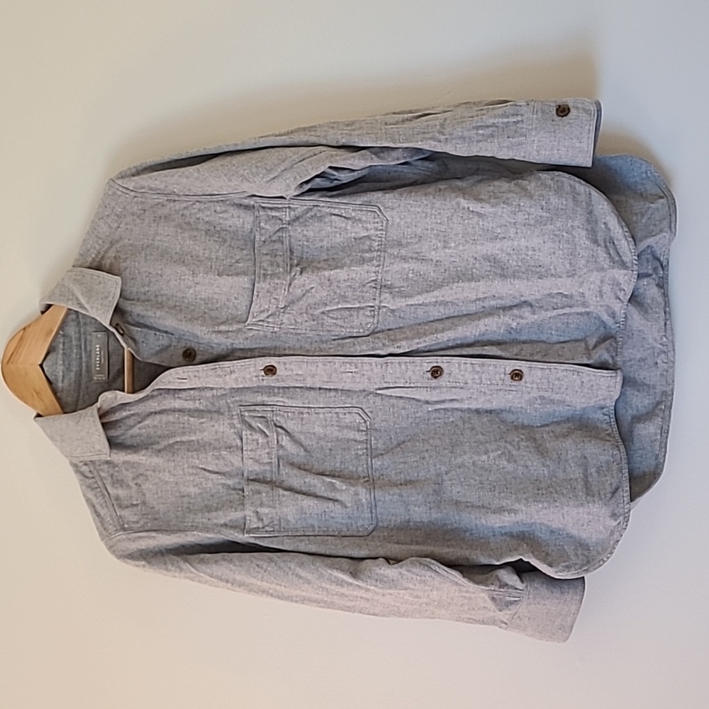 Everlane Gray Button Down Shirt - image 1
